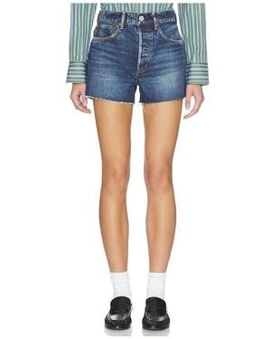 Moussy Savoy Shorts En Color Azul Talla (También En 25, 24, 26, 27, 28, 29, 30)