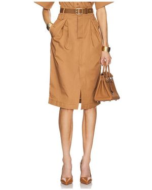 Helsa Paperbag Skirt - Natural