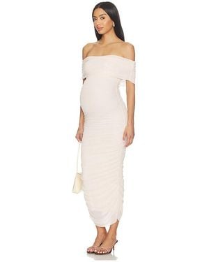 BUMPSUIT Sleeveless Mesh Dress - White