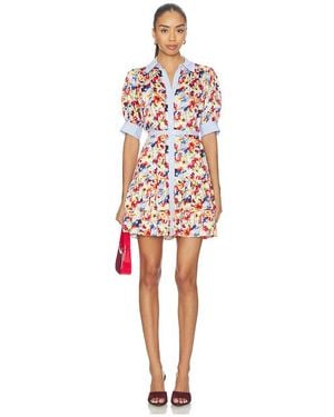Cinq À Sept Robe Wildflower En, Taille Also En 00, 2, 6, 8, 10 - Rouge