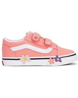 Vans Sneakers Old Skool V Flower - Rot