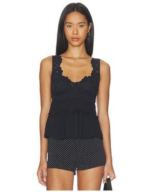 Free People Petal Party Shapeless - Black