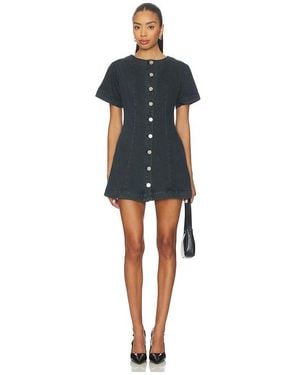 SNDY'S Tilla Denim Mini Dress - Blue