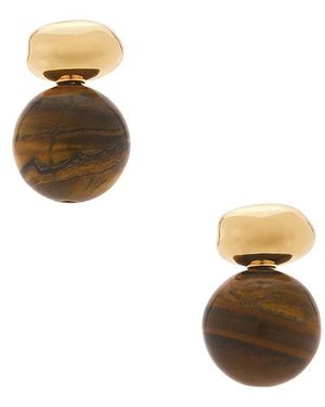 BaubleBar Nat Stud Earrings - Metallic