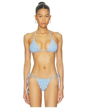 Caroline Constas Bettina Bikini Top - Orange