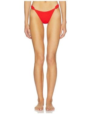 ViX X Rosie Huntington-Whiteley Swimwear Alix Cheeky Bikini Bottom - Orange