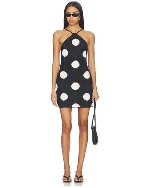 Simon Miller Kit Crochet Mini Dress - Black