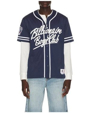 BBCICECREAM Big Chew Baseball Shirt - Blue