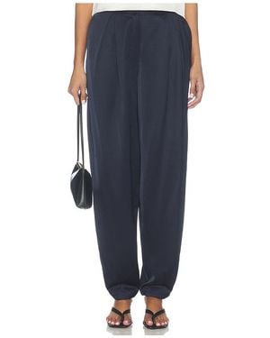 ALIGNE Millicent Satin Trouser - Blue
