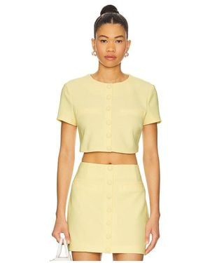 Lovers + Friends Reid Top - Yellow