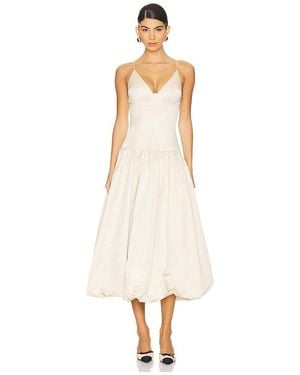 LPA Kaia Midi Dress - White