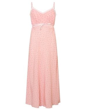 LoveShackFancy Vestido Esmaril En Color Durazno Talla (También En 7, 8) - Rosa