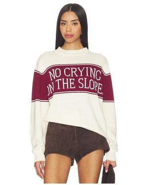 YELLOW THE LABEL No Crying On The Slopes Pullover - Pink