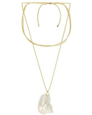Anni Lu Shell On A String Necklace - White