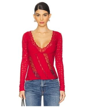 Free People X Revolve This Could Be Us Top - Red