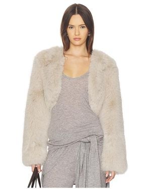Unreal Fur Empress Jacket - White