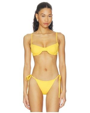 Belle Anna Deniz Bikini Top - Yellow