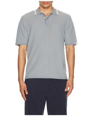 Rag & Bone Harvey Tipped Polo - Grey