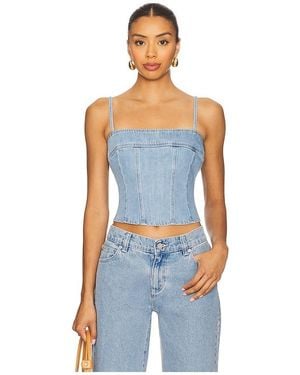 L'Agence Arlin Tank Top - Blue