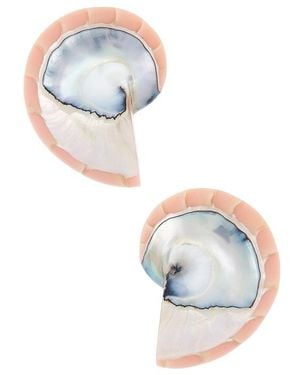 Julietta X Revolve Nautilus Earrings - Blue