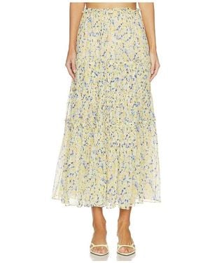 Ulla Johnson Virginie Silk Skirt - Natural