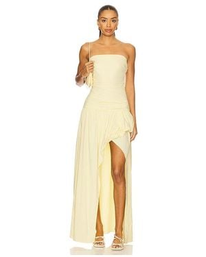 Bec & Bridge Dante Strapless Dress - Metallic