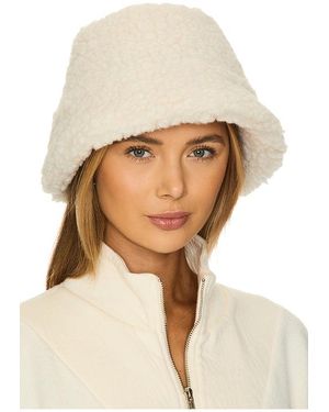 Jocelyn Faux Shearling バケットハット - ナチュラル