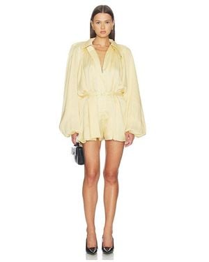 ROTATE BIRGER CHRISTENSEN Satin Jumpsuit - Natural