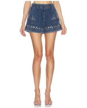 Hayley Menzies Cyndi Shorts En Color Azul Talla (También En S, Xl, Xs)