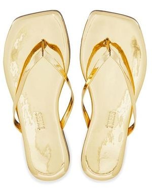 TKEES Lily Mirror Flip Flop - Metallic