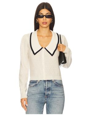 FRAME Long Sleeve Cashmere Sailor Jumper - Blue
