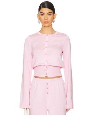 SNDY'S X Revolve Button Up August Top - Pink