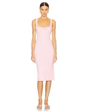 LOBA Bonnie Midi Dress - Pink
