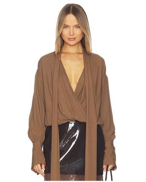 Blumarine Marocaine Top En Color Marrón Talla (También En 38, 40, 42) - Multicolor