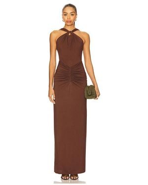 House of Harlow 1960 X Revolve Brandy Gown - Brown