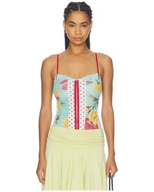 Free People X Revolve Here And There Bodysuit - Multicolor