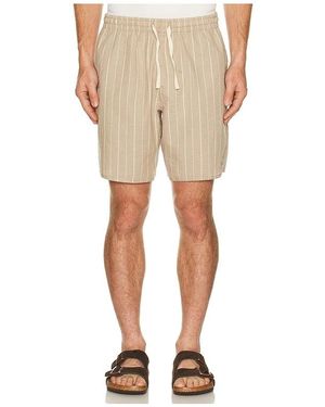Rhythm Seersucker Stripe Jam Shorts En Color Marrón Talla (También En 32, 33) - Neutro