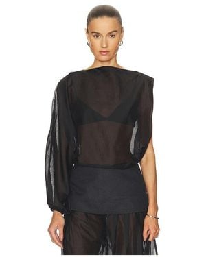 Camila Coelho Evelia Top - Black