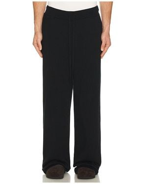 Entire studios Straight Leg Knit Pant - Black