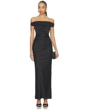 Bec & Bridge Eternity Off Shoulder Dress - Black