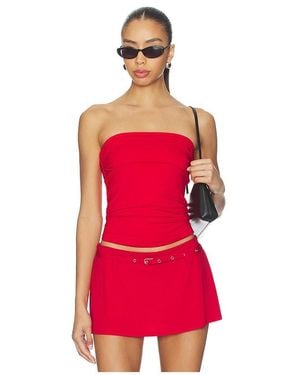 geel X Revolve Mila Tube Top - Red