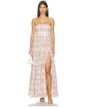 V. Chapman Maxikleid Shelby - Weiß