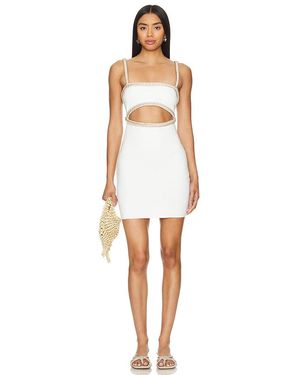 RUMER Riviera Mini Dress - White