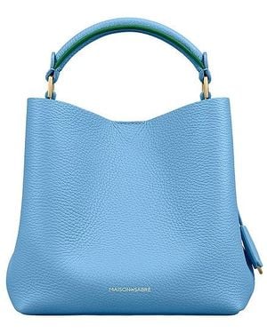 Maison De Sabre Bolso Hebilla En Color Azul Talla