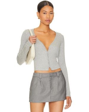 Lamade Cárdigan Sweet V En Color Gris Talla En
