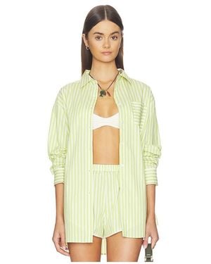 Solid & Striped The Avril Button Down Top - White