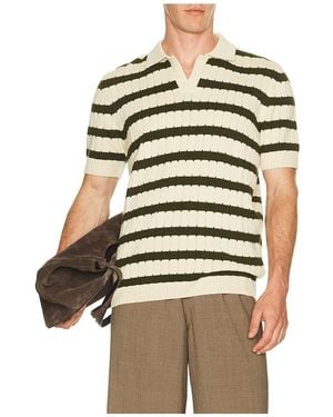 Percival Stine Knitted Polo - Multicolour