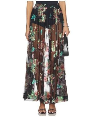 Free People Fioritura Maxi Skirt - Black