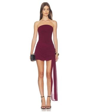 Significant Other Edda Strapless Mini Dress - Red