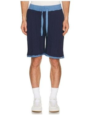 Scotch & Soda Structured Knitted Shorts - Blue